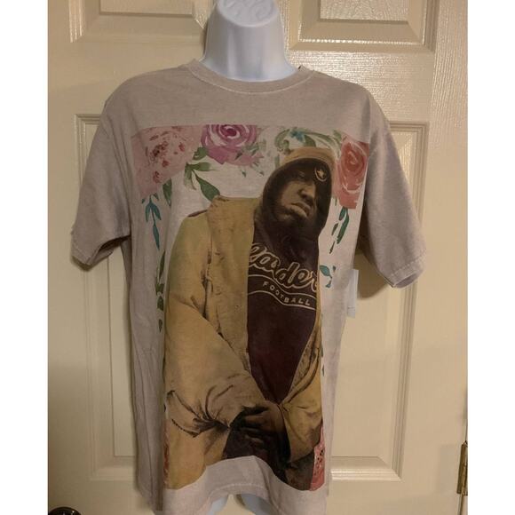 NWT Forever 21 Notorious BIG Taupe Shirt - Picture 2 of 6
